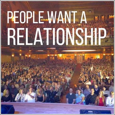 Crowd from stage - Music Marketing Blog